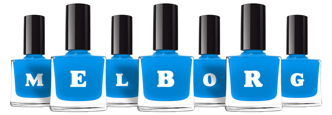 Melborg glossy logo