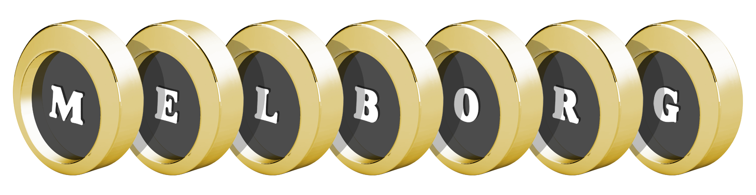 Melborg gold logo