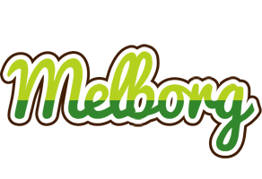 Melborg golfing logo