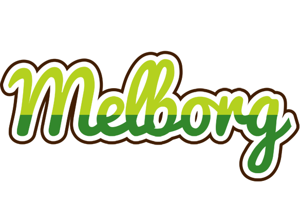 Melborg golfing logo