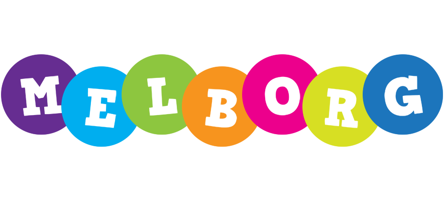 Melborg happy logo