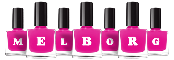 Melborg nails logo