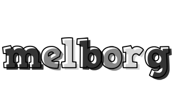 Melborg night logo