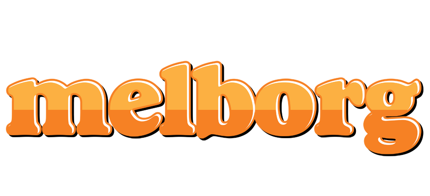 Melborg orange logo
