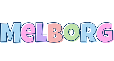 Melborg pastel logo