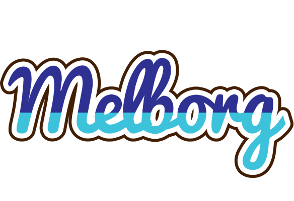 Melborg raining logo