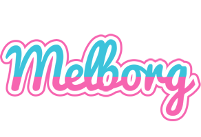 Melborg woman logo