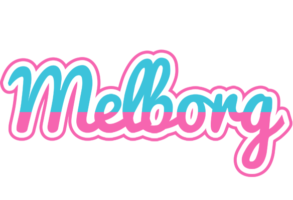 Melborg woman logo