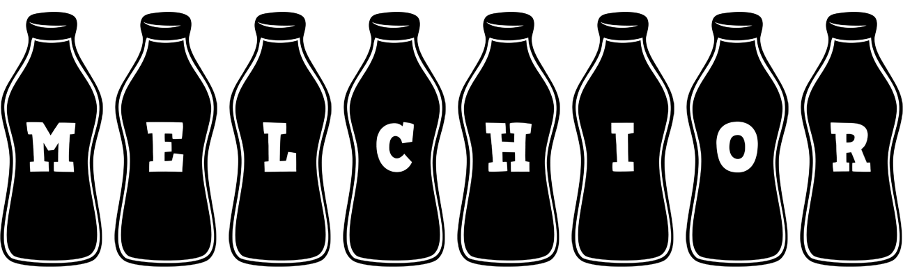 Melchior bottle logo