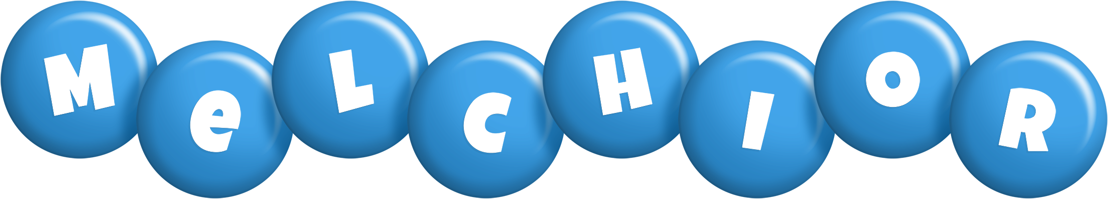Melchior candy-blue logo