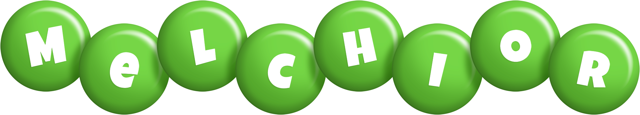 Melchior candy-green logo