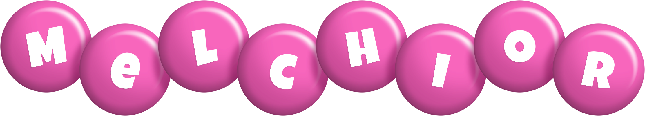 Melchior candy-pink logo