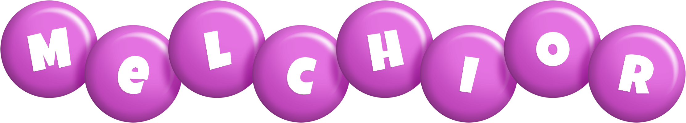 Melchior candy-purple logo