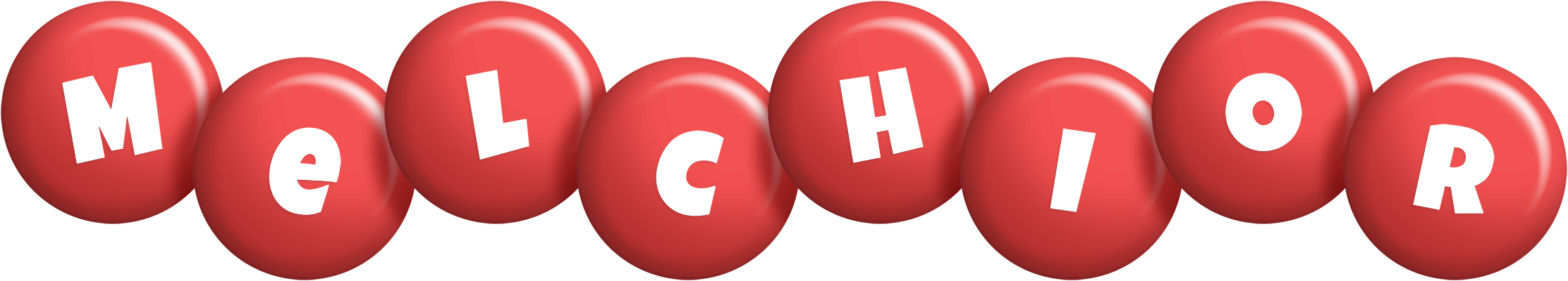 Melchior candy-red logo