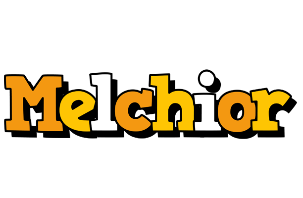 Melchior cartoon logo