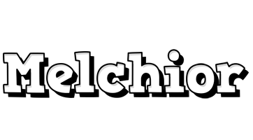Melchior snowing logo
