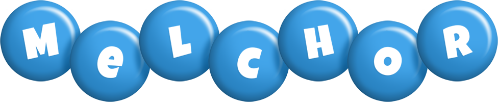 Melchor candy-blue logo