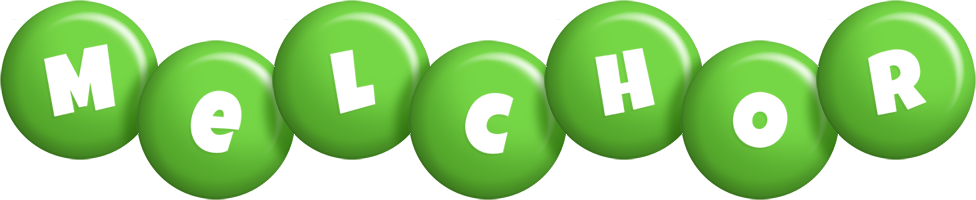 Melchor candy-green logo