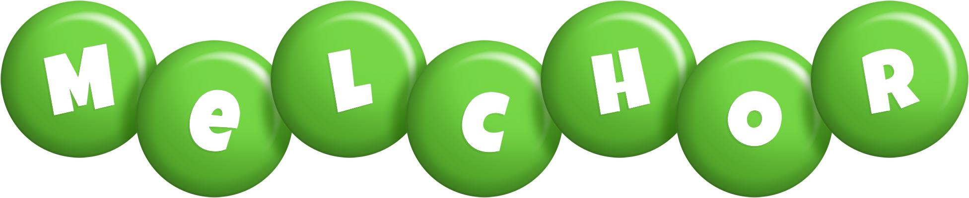 Melchor candy-green logo