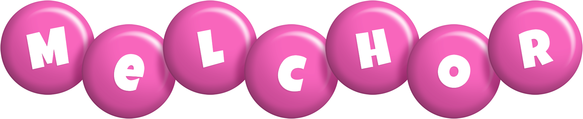 Melchor candy-pink logo