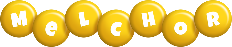 Melchor candy-yellow logo