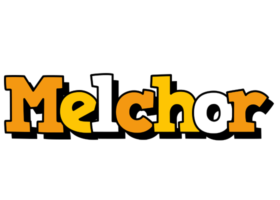 Melchor cartoon logo