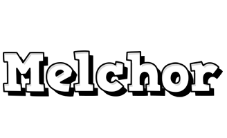 Melchor snowing logo