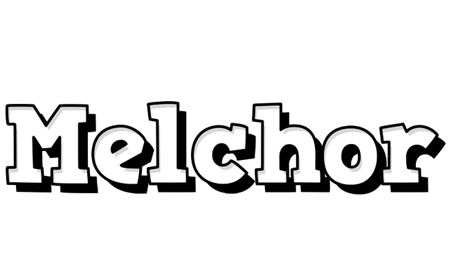 Melchor snowing logo