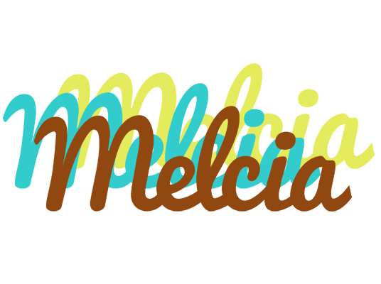 Melcia cupcake logo