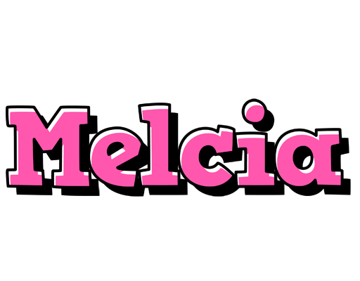 Melcia girlish logo