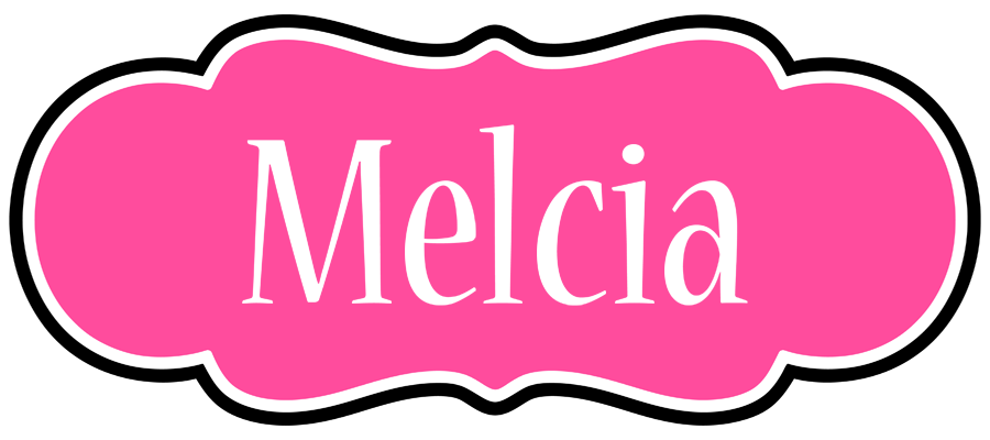 Melcia invitation logo