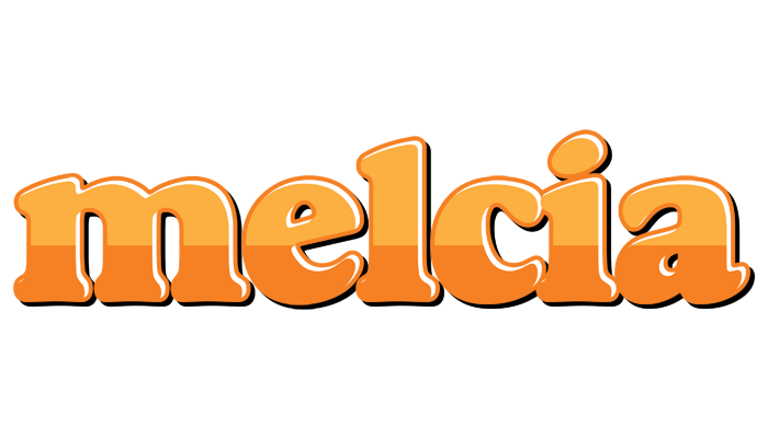 Melcia orange logo