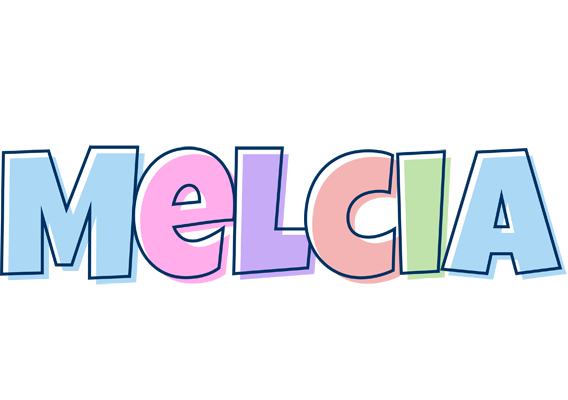 Melcia pastel logo