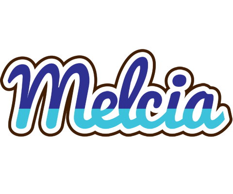 Melcia raining logo