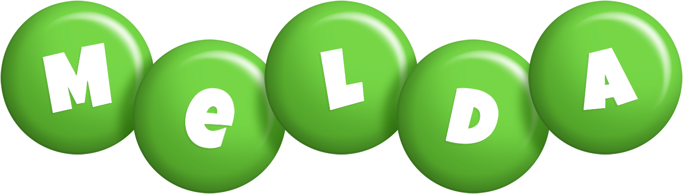 Melda candy-green logo