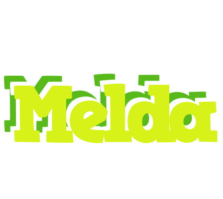 Melda citrus logo