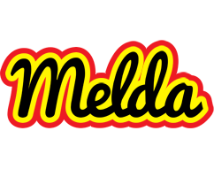 Melda flaming logo