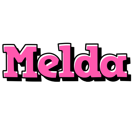 Melda girlish logo