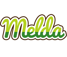 Melda golfing logo