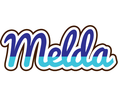 Melda raining logo