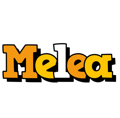 Melea cartoon logo