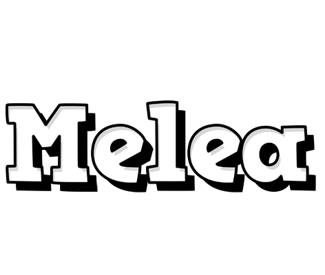 Melea snowing logo