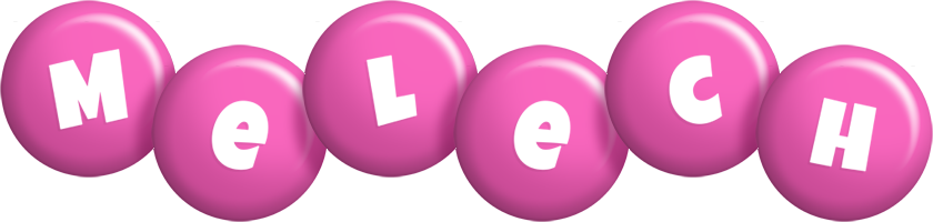 Melech candy-pink logo