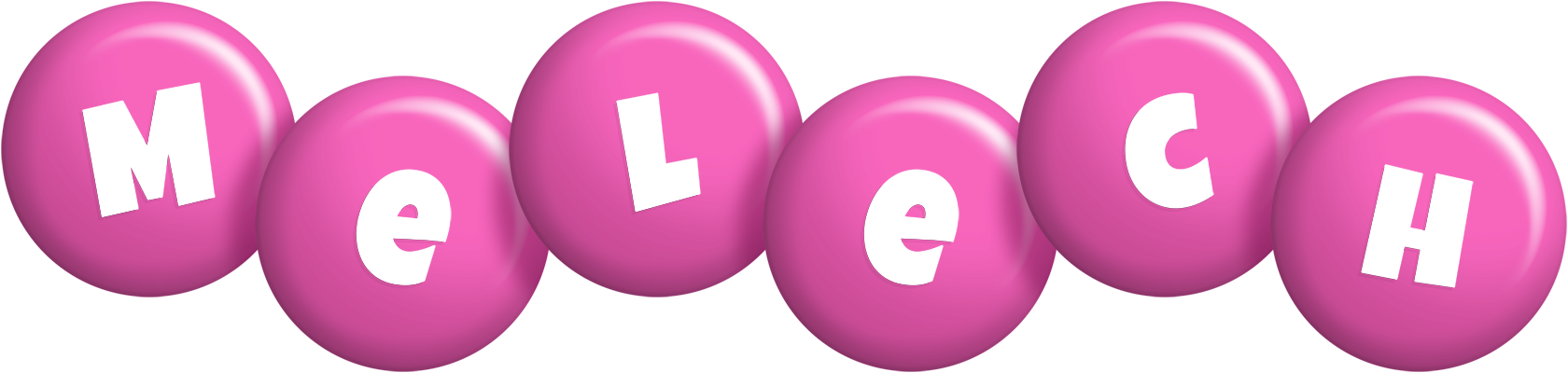 Melech candy-pink logo