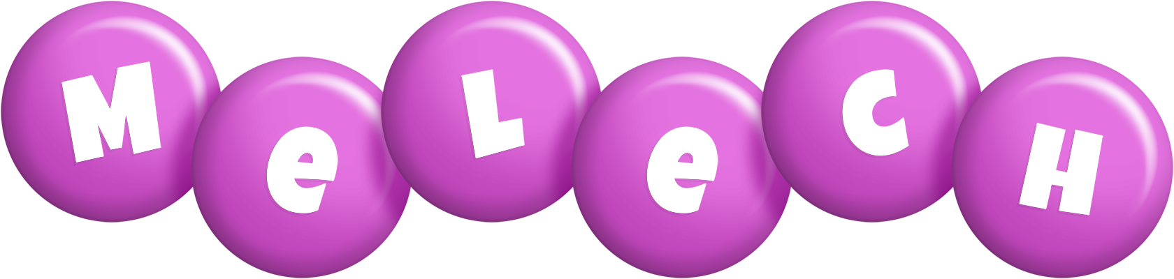 Melech candy-purple logo