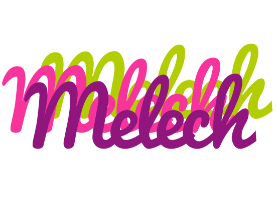 Melech flowers logo