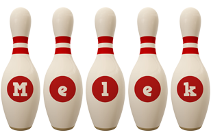 Melek bowling-pin logo
