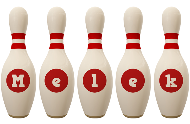 Melek bowling-pin logo