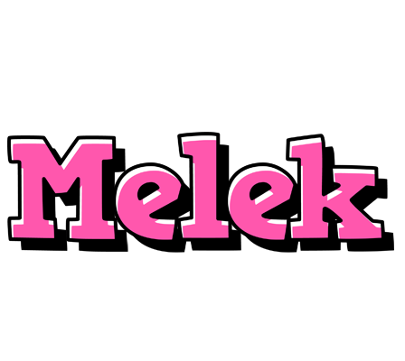 Melek girlish logo