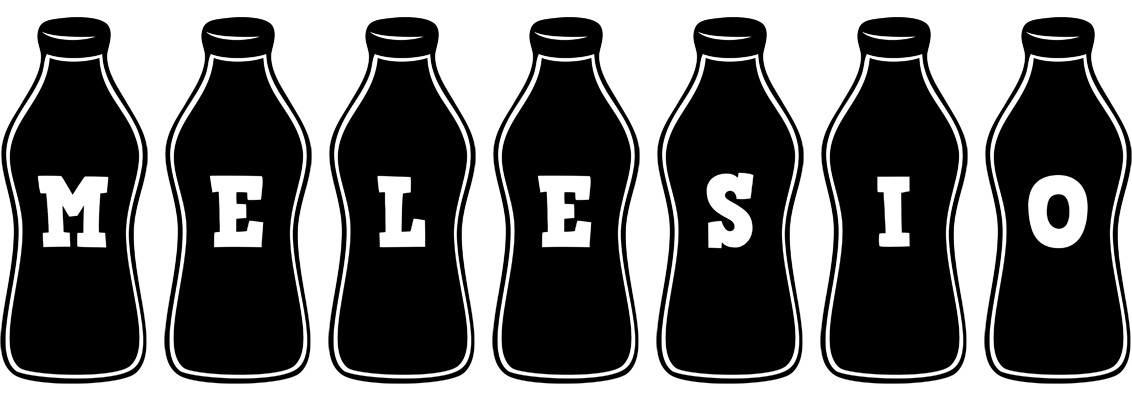 Melesio bottle logo